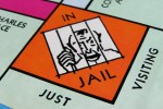 Monopoly in jail, just visiting - get out of jail on bail